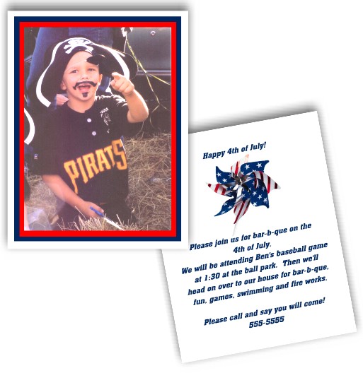 4th of July Card