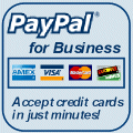 Sign up for PayPal and start accepting credit card payments instantly.